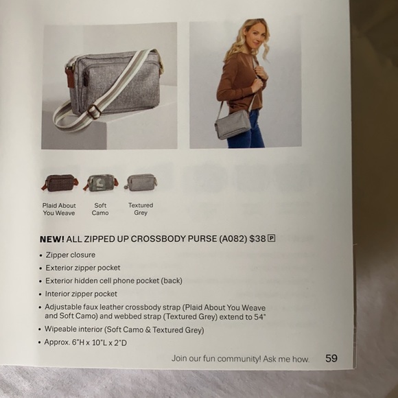 all zipped up crossbody